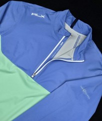 RLX Ralph Lauren Performance Golf Windbreaker Sz M •THE CLIFFS AT GLASSY• Logo ⛳