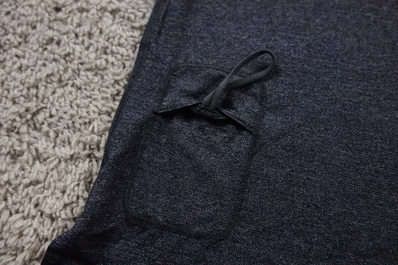 Lululemon Shirt Mens Medium Gray Performance Stretch Back Pocket Running gallery