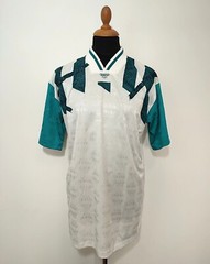 Vintage Jako Soccer Jersey 2XL White Green Football Colorful Retro Shirt XXL Kit