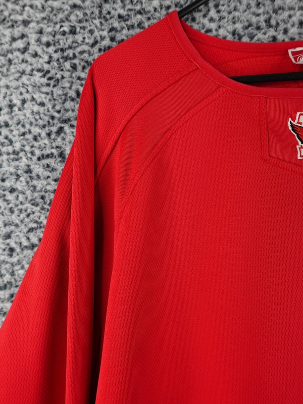 Rawlings Louisville Cardinals Red Pullover Jersey Adult Medium Baseball Warm-Up gallery