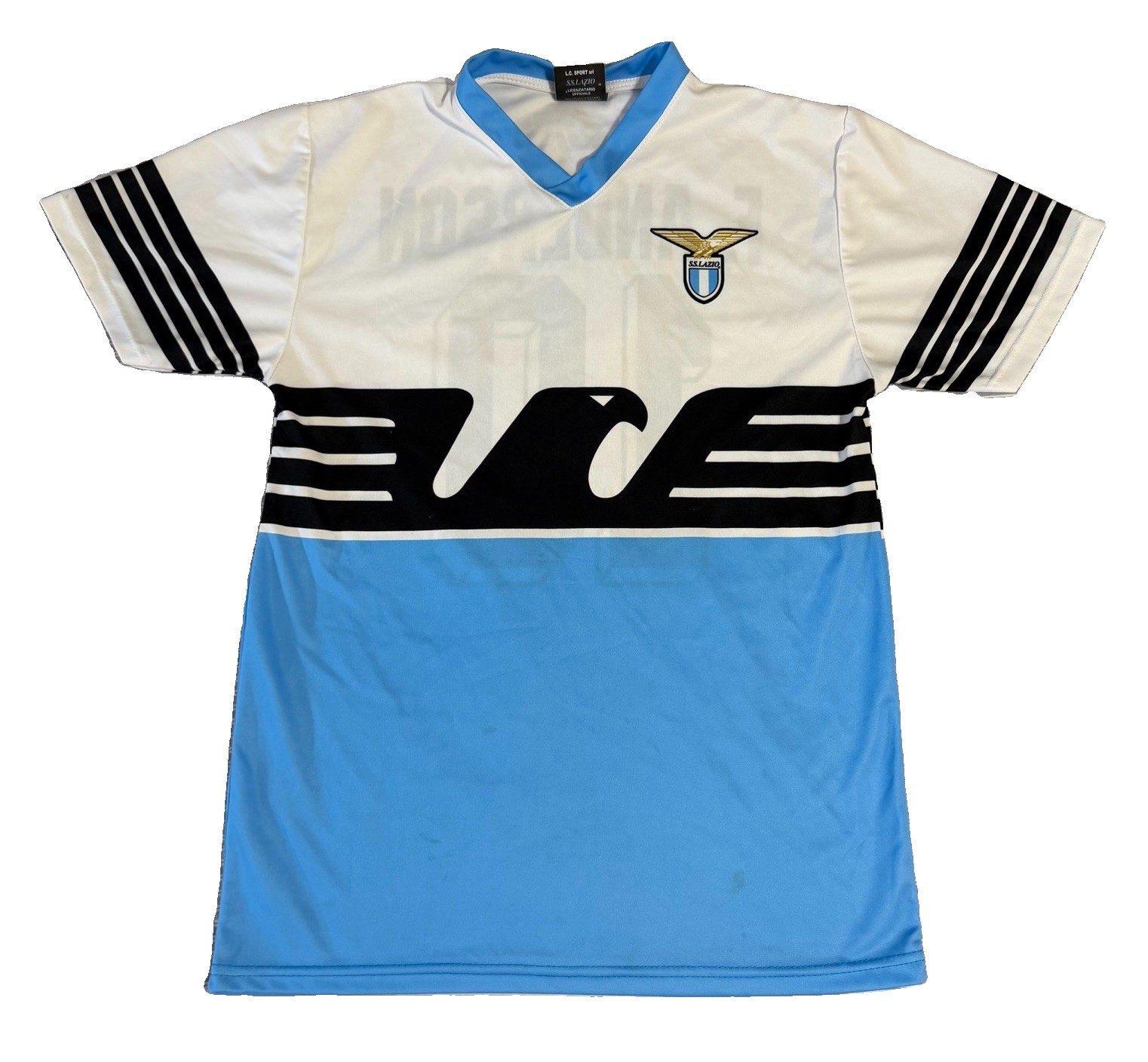 Lazio Felipe Anderson #10 Short Sleeve V Neck Soccer Jersey S gallery