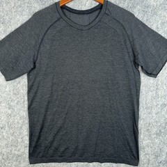 Lululemon Metal Vent Tech Shirt Men’s L Dark Gray Live In Practice Training Gym