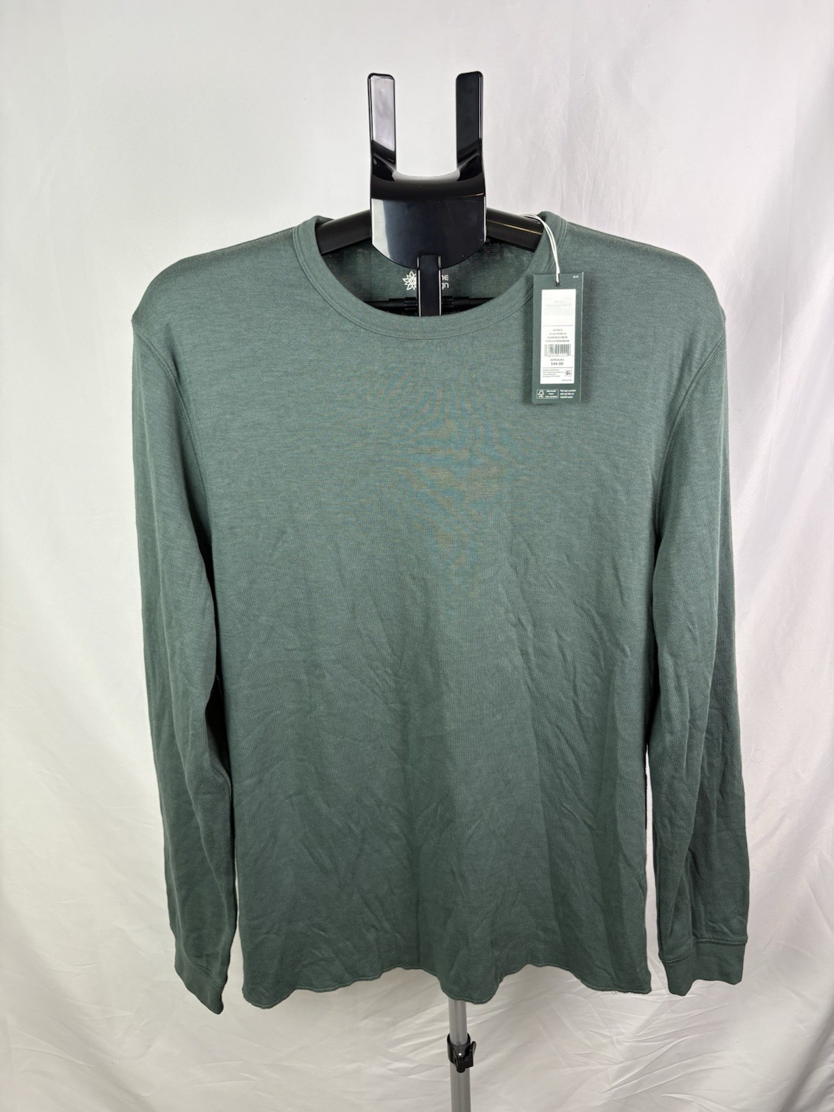 Alpine Design Mens Long Sleeve Duofold Crew Faded Evergreen Size L (Item 427) gallery