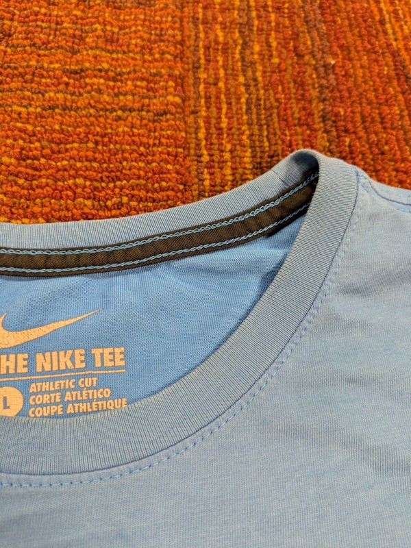 Kevin Durant Nike Tee Dri Fit Shirt Mens L Large Blue Crew Saber Tooth Tiger gallery