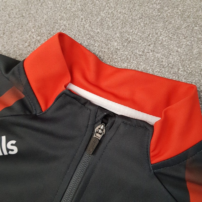 Sheffield Eagles 1/4 Zip Top Large Grey Red O'Neills Rugby Pullover Training gallery
