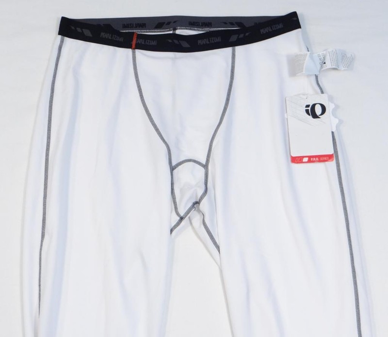 Pearl Izumi Pro Series White Transfer 3/4 Base Layer Pant Mens NWT gallery