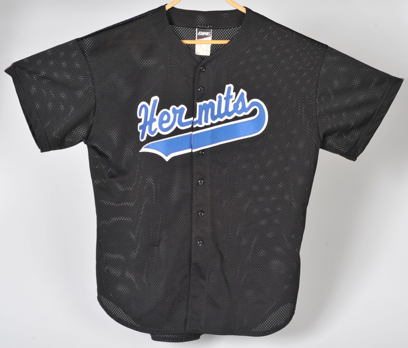 Vintage Bike Athletic Hermits Sewn Baseball Jersey #5 Men's XL Shirt Buttons gallery