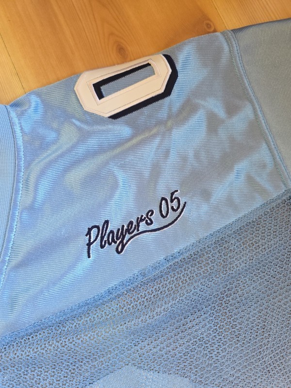 Y2K Mens Club Players 05 Blue Football Jersey Size XXXL gallery