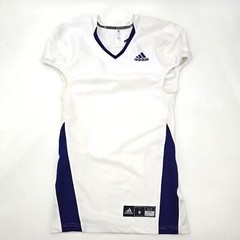NWT Adidas American Football White and Purple Jersey Size M