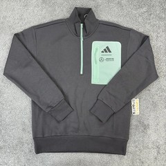 Adidas x Formula 1 “Mercedes AMG Petronas” Fleece Sweatshirt JY3076 Men’s Size L