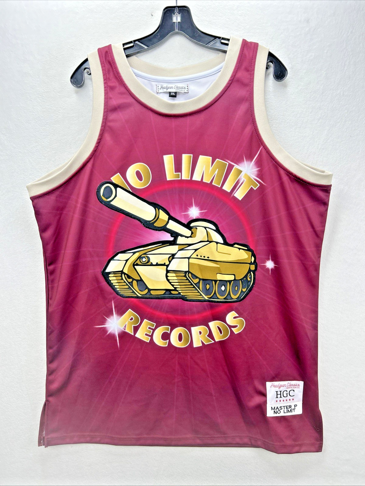 MASTER P / NO LIMIT RECORDS Headgear Classics Basketball Jersey ~Never Worn 2XL gallery