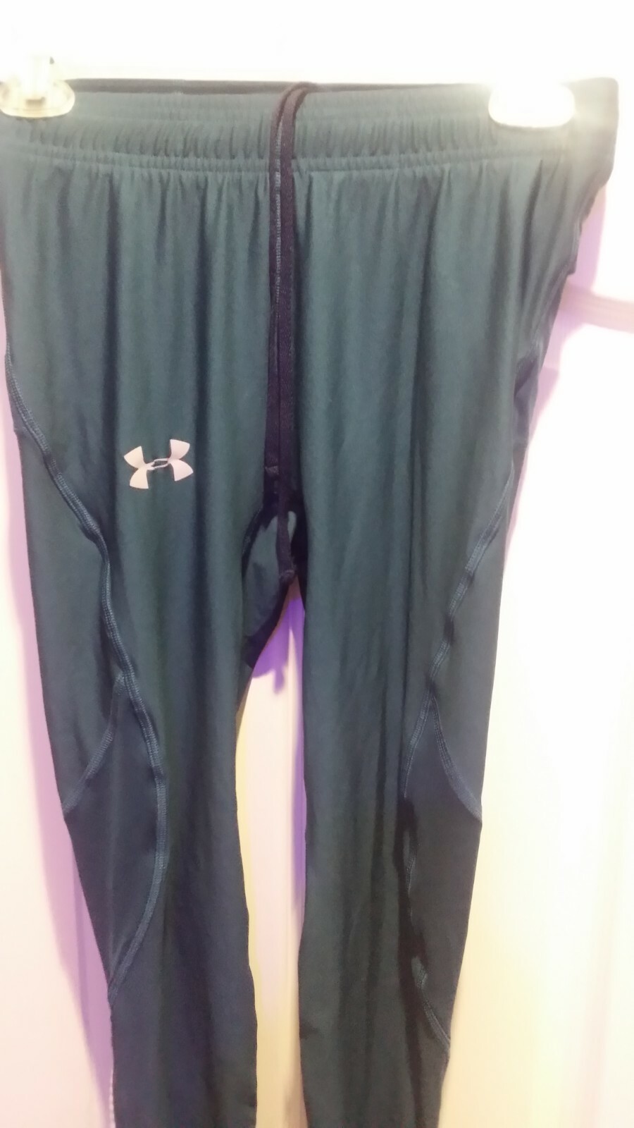 UNDER ARMOUR HEAT GEAR COMPRESSION TIGHTS AQUA SIZE MEDIUM gallery