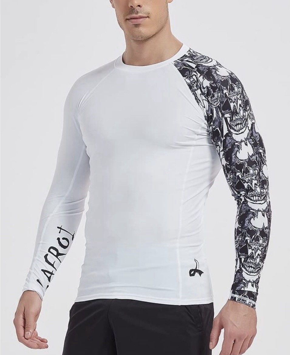 LAFROI Men Long Sleeve Rashguard Skins Performance Fit Compression Small New gallery