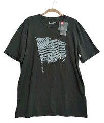 UNDER ARMOUR Mens XL HEATGEAR Proud to Be AMERICAN USA AMERICA FLAG SHIRT