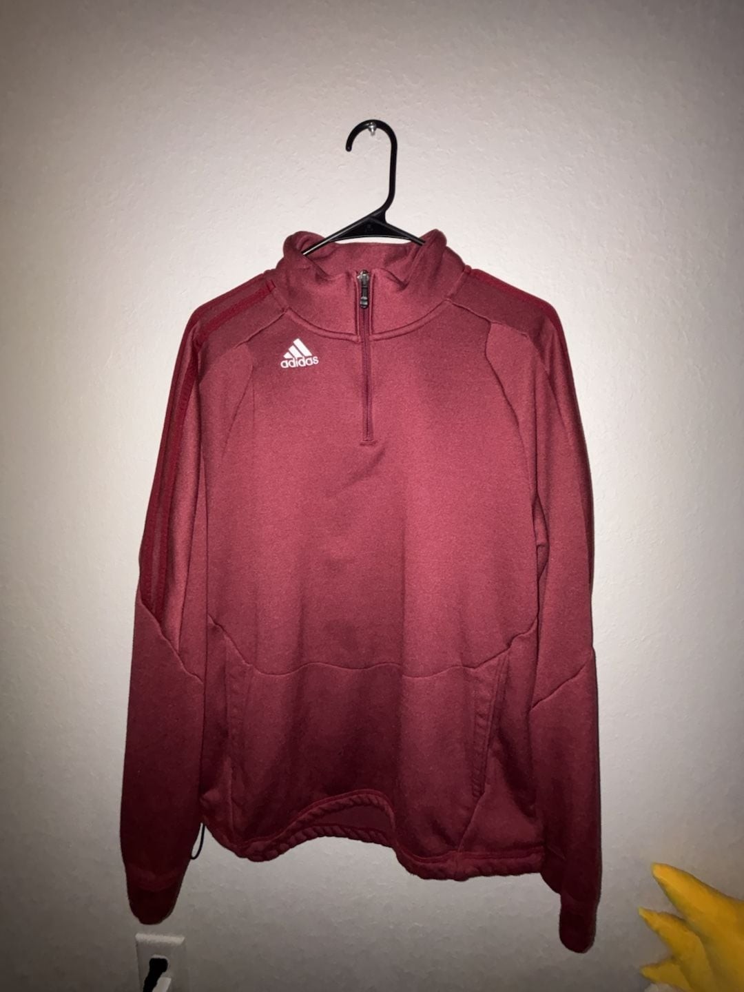 Adidas Climawarm Team Issue 1/4 Zip Performance Pullover Maroon gallery