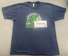US NAVAL SPECIAL WARFARE NSW SEAL “JOGGING FOR FROGMEN 5K RUN TEE XL MEN