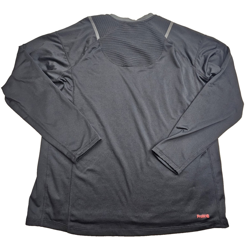 Spyder Active Shirt Mens Medium Black Long Sleeve Pullover Proweb 4 Way Stretch gallery