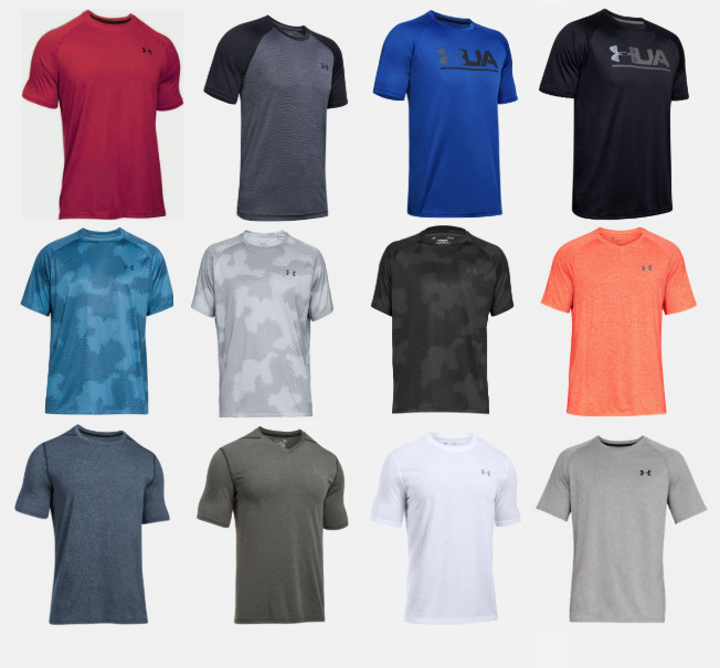 Under Armour T Shirt Mens Tech Velocity Short Sleeve Training Sizes Small to 5XL gallery
