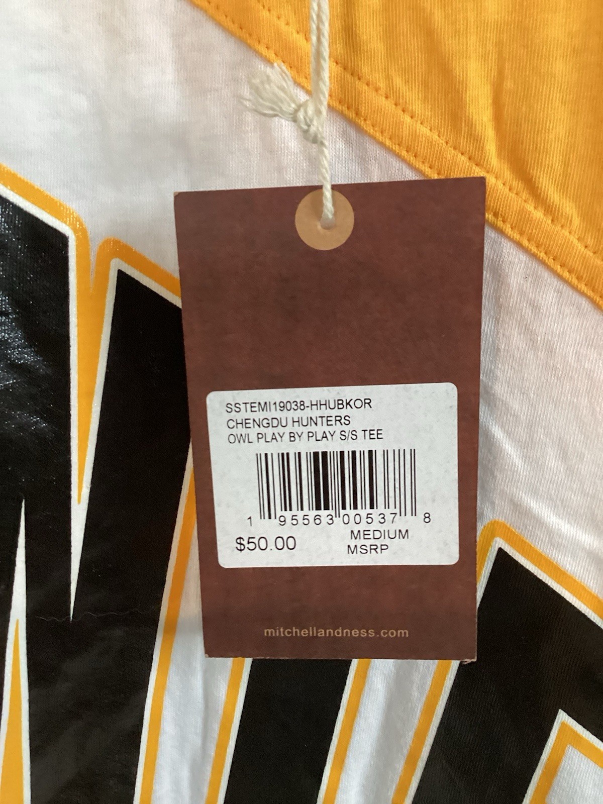 Mitchell and Ness Chengdu Hunters Overwatch League Jersey Adult M Medium NWT gallery