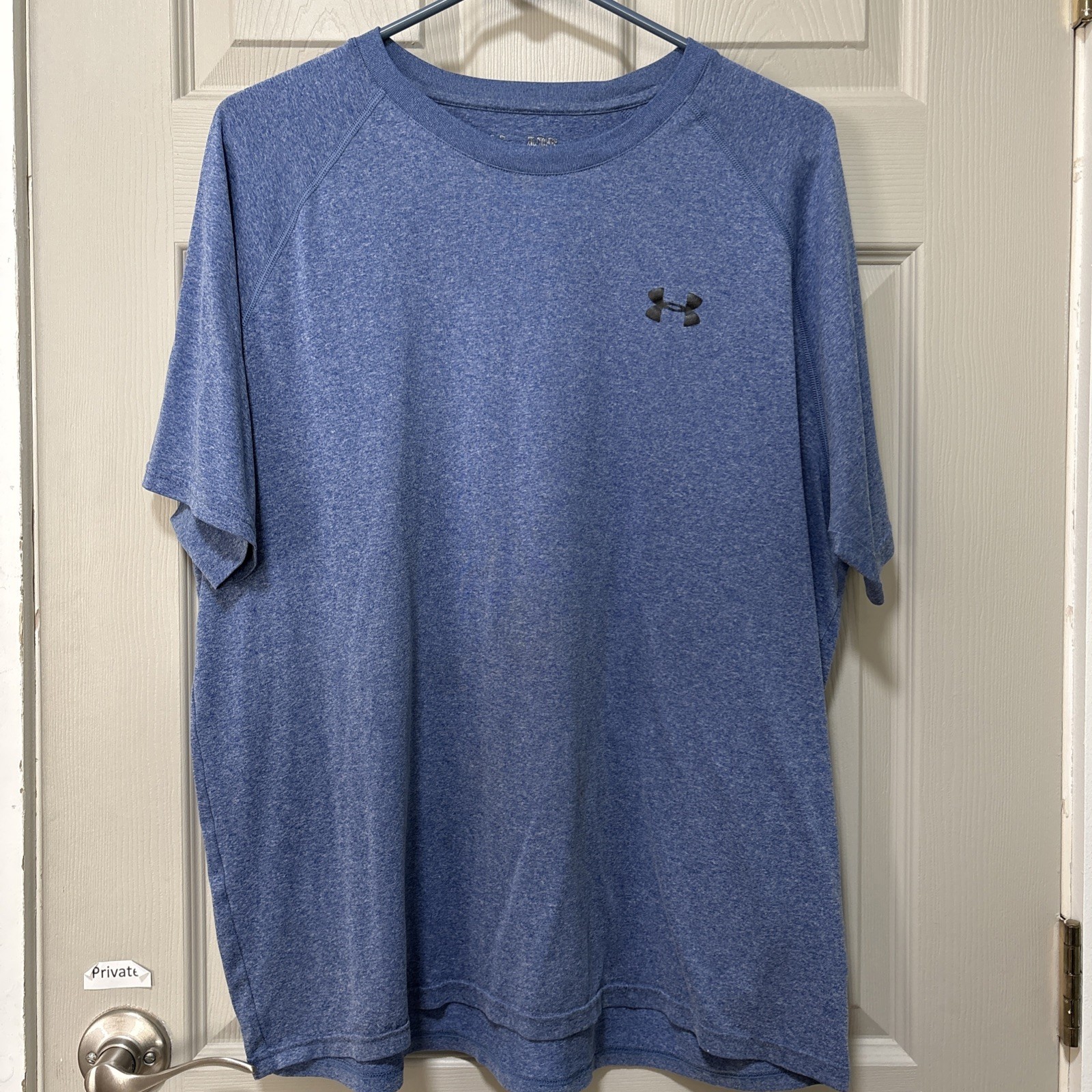 Under Armour Heatgear, Blue crew-Neck Shirt XLarge, Loose gallery