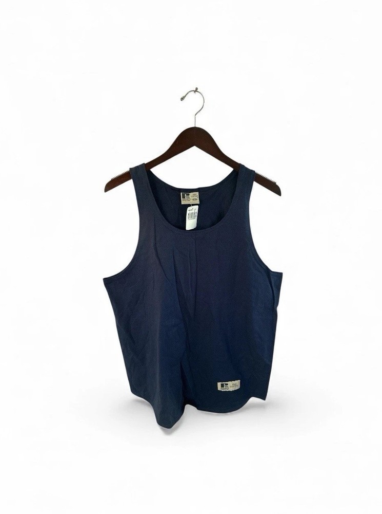 vintage russell athletic pro cotton tank top mens size large NOS NWT 90s USA