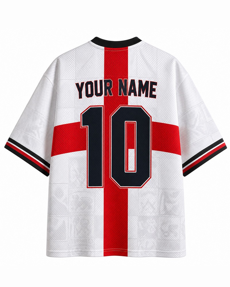 Personalize England Soccer Mesh Jersey, England Football Jersey, Game Day Outfit gallery