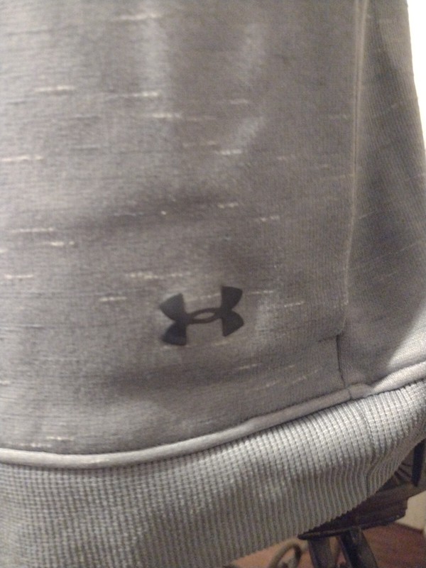 Under Armour ColdGear Loose Fit Gray Full Zip Jacket Men's Size Medium M gallery