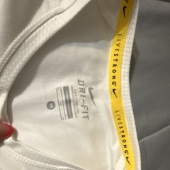 Nike Dri-FIT Livestrong Men’s M Long Sleeve Striped Breathable Crew Tee