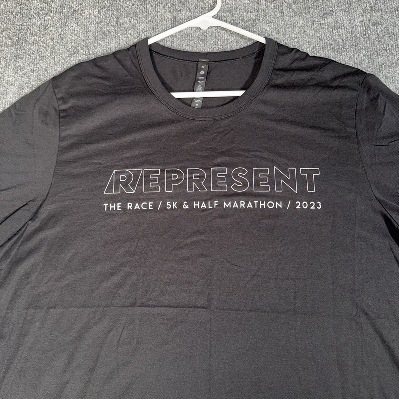 Lululemon Shirt Mens XL Black Metal Vent Breathe Mesh Performance Workout Tee gallery