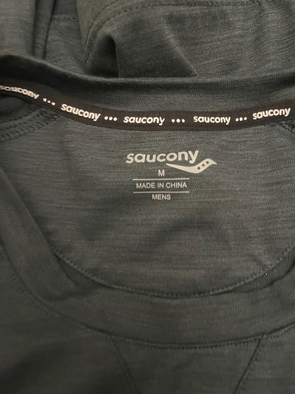 Saucony athletic mens top medium gray gallery