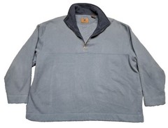 ST John’s Bay Shirt Mens Sz XXL 2XL 1/4 Zip Pullover Long Sleeve Sweater Casual