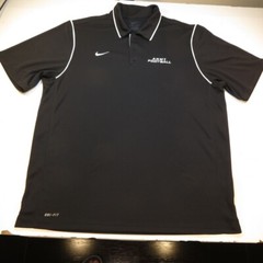 NIKE DRI FIT ARMY FOOTBALL UNIVERSITY GOLF POLO SHIRT Mens XL Black