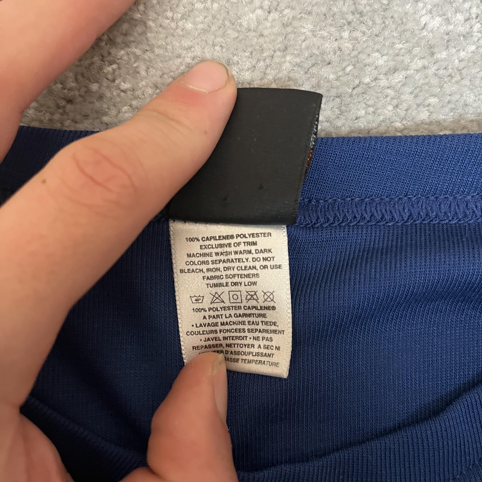 Patagonia Capilene Shirt Mens Large Blue Lightweight Base Layer Made In USA gallery