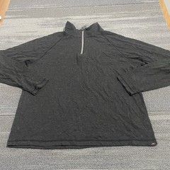 Faherty Pullover Mens Extra Large Gray Cloud Pima Cotton Pullover Quarter Zip