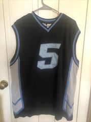 Athletic Works Mens #5 Jersey – XL – Black – Stitched Lettering
