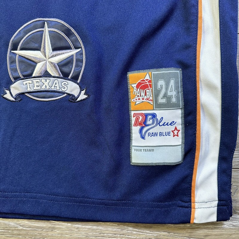 Vintage Basketball Jersey Extra Large (XL) Men Embroidered Tank RAW Blue Hip Hop gallery
