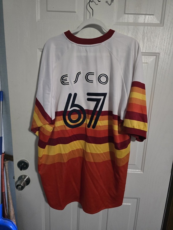 Vintage Willie Esco 67 Pullover Style Baseball Jersey Shirt Men’s Size XXL gallery