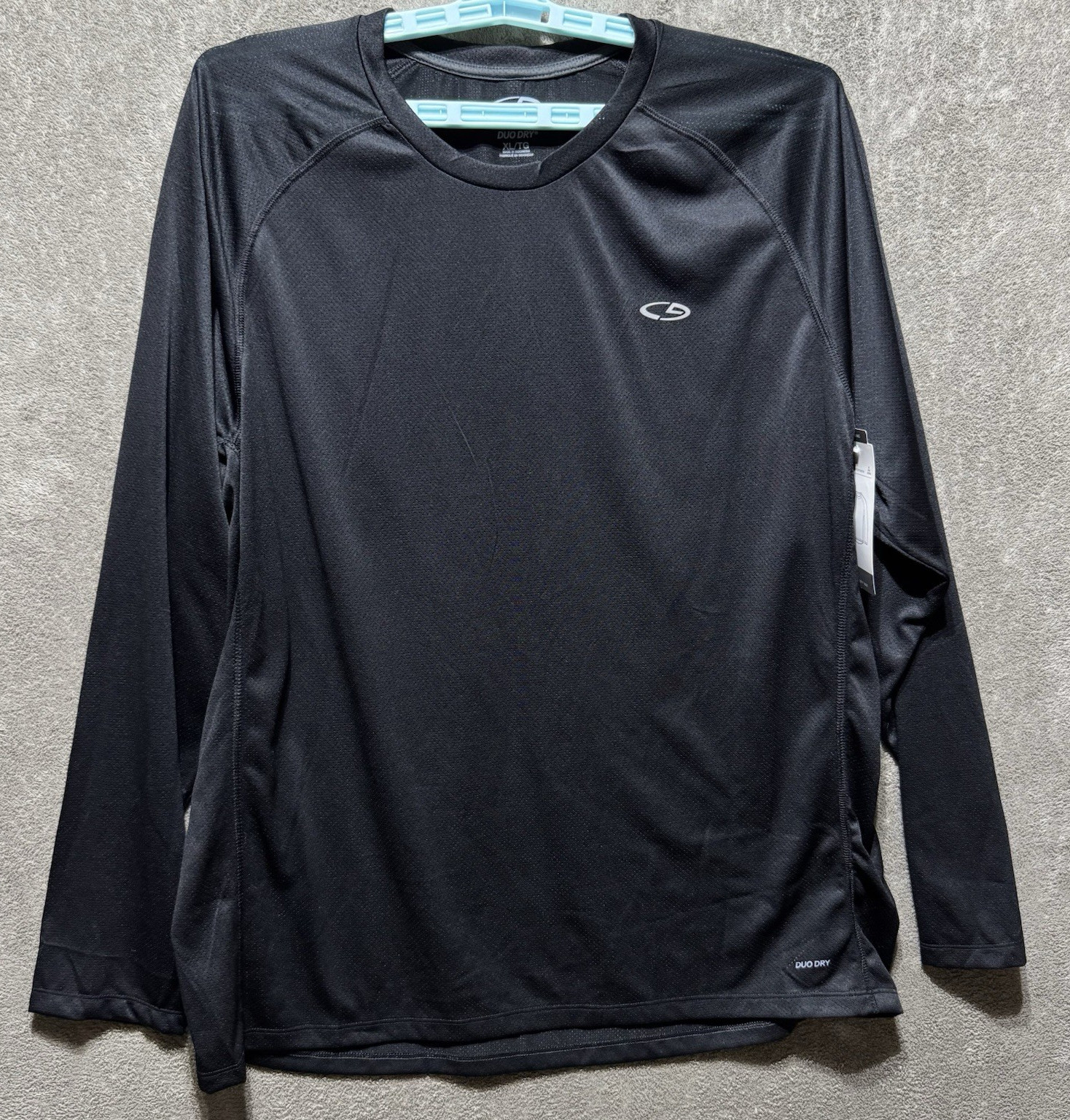 Champion C9 Duo Dry Performance Black Top Ventilation Stretch Mens XL Quick Dry gallery