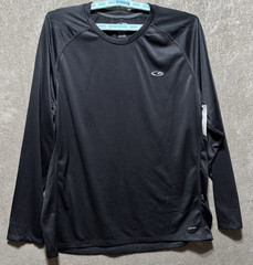 Champion C9 Duo Dry Performance Black Top Ventilation Stretch Mens XL Quick Dry