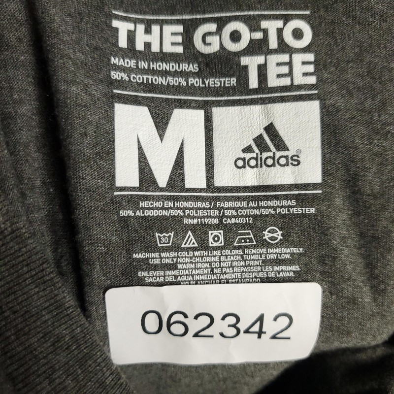 Adidas Shirt Mens Medium Athletic Tee The Go-To Graphic Polyester Performance gallery