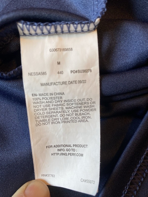 Nike Dri-FIT Swim Men's UPF 40+ Sleeveless Tank Top Blue Size M gallery