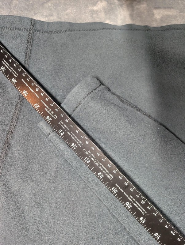 Eddie Bauer First Ascent Pullover Mens LT Gray Fleece Quarter Zip Pocket Hiking gallery