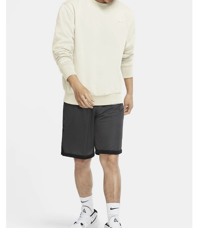 Nike Standard Issue Men’s Dry-fit Crew Basketball Top Size M Cream White gallery