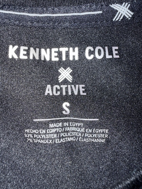 Kenneth Cole Active Men's Performance Long Sleeve Shirt Small Black NWT gallery
