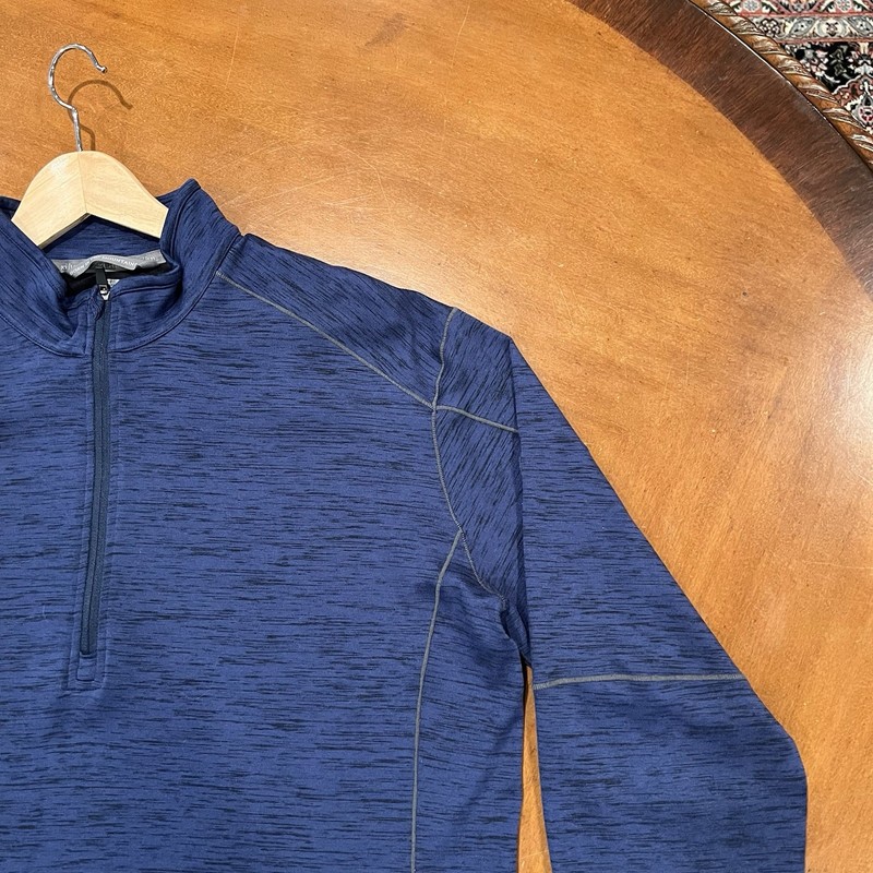 Kuhl Men’s Alloy 1/4 Zip Pullover Long-Sleeve Top Blue XXL Lightweight Knit gallery