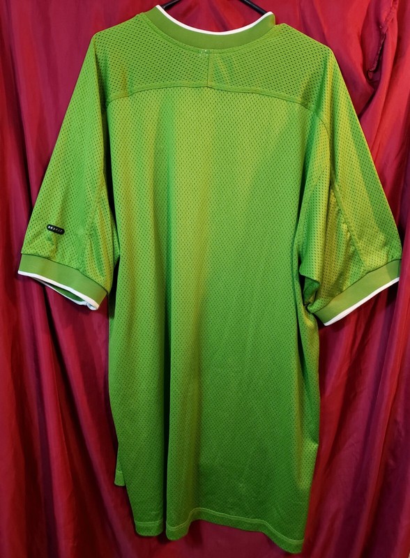 Nike Mens XL Dri Fit V Neck Shirt green RN# 56323 100% Polyester *rare* (gb2) gallery