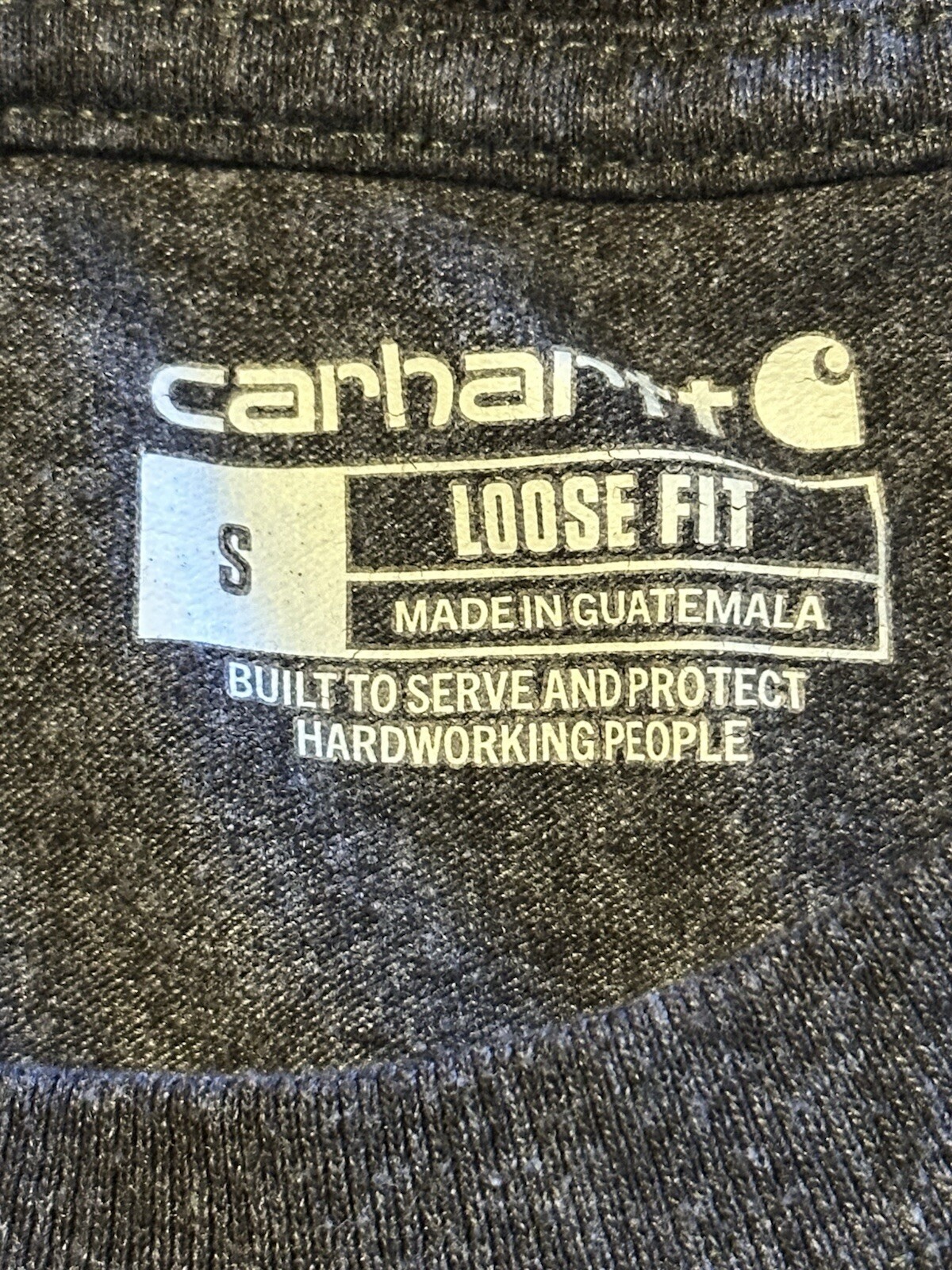 Carhartt Graphic T Shirt Carbon Heather K195 CRH Mens Small gallery