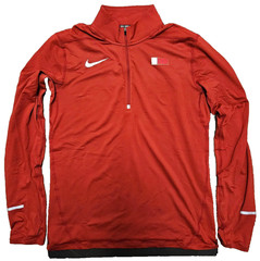 Men’s M L 🔥 Nike Pro Elite QATAR Track & Field Quarter Zip 800538-698 Rare