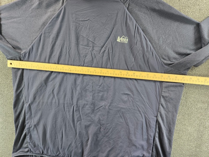 REI Co-Op Shirt Men's 3XL Swiftland Long Sleeve Grid Fleece Pullover Quick Dry gallery