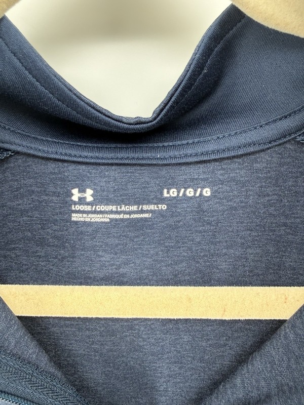 Under Armour Tech Men’s Large 1/2 Zip Long Sleeve Shirt Blue 1328495 gallery